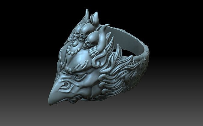 Bird Ring 3D print model