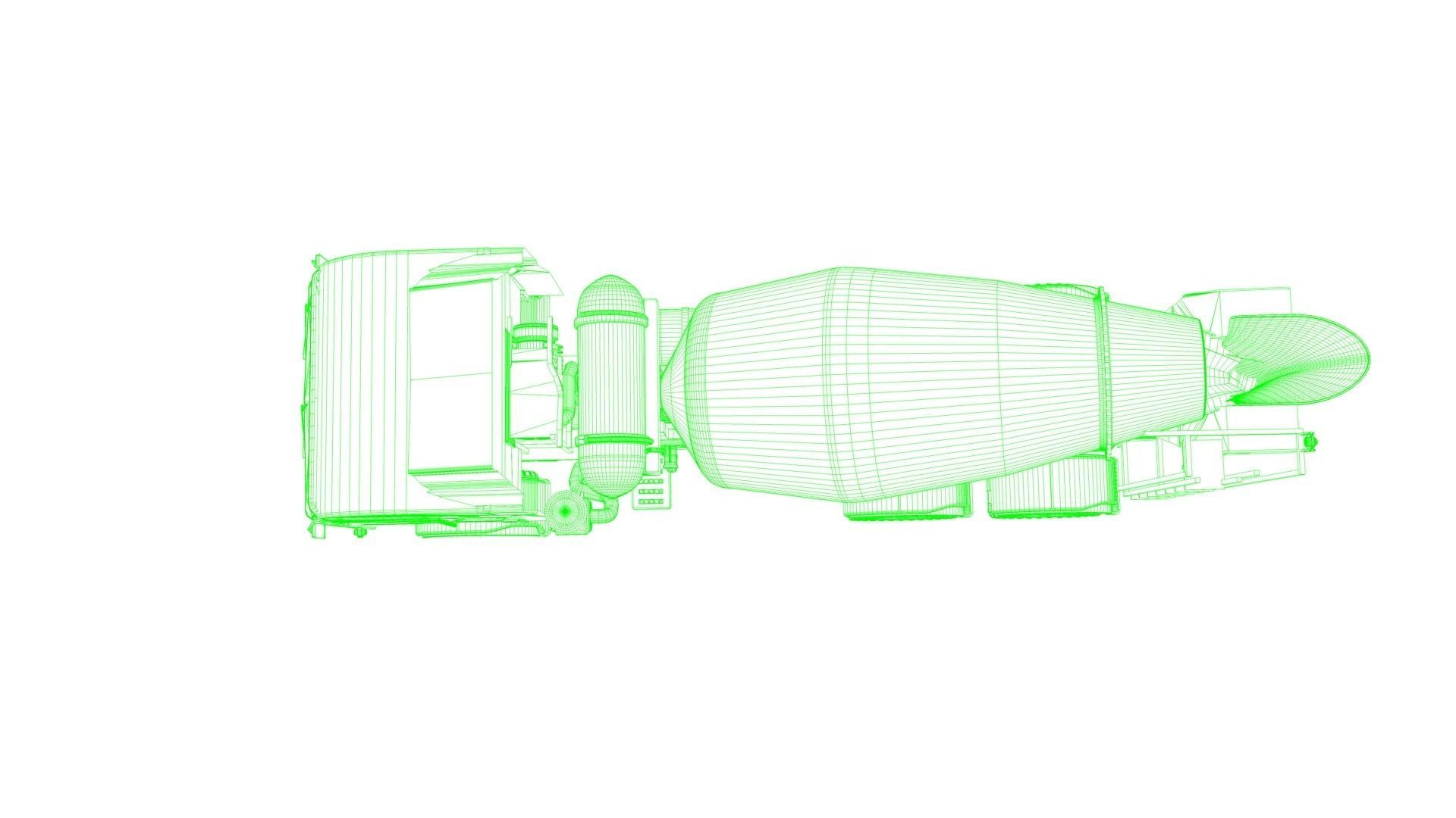  Concrete Mixer Turck model 3D model_7