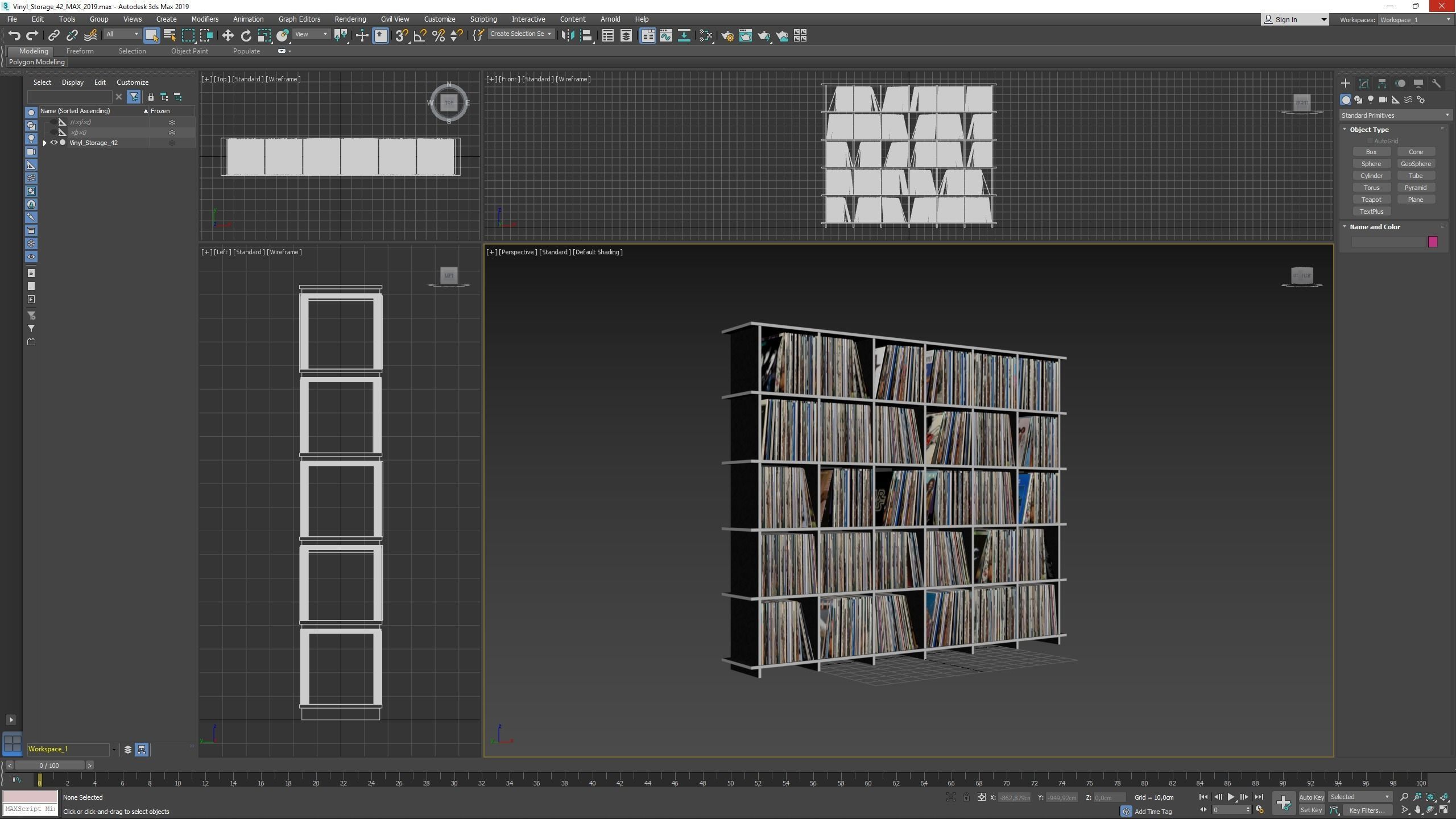 Vinyl Storage No42 3D model_9