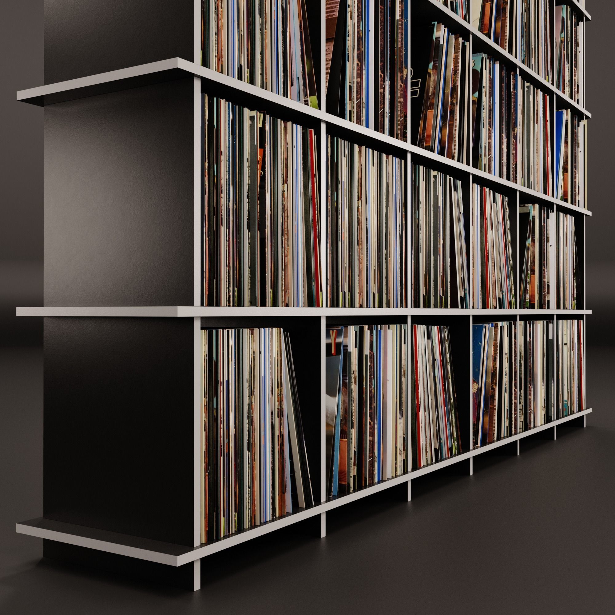 Vinyl Storage No42 3D model_3