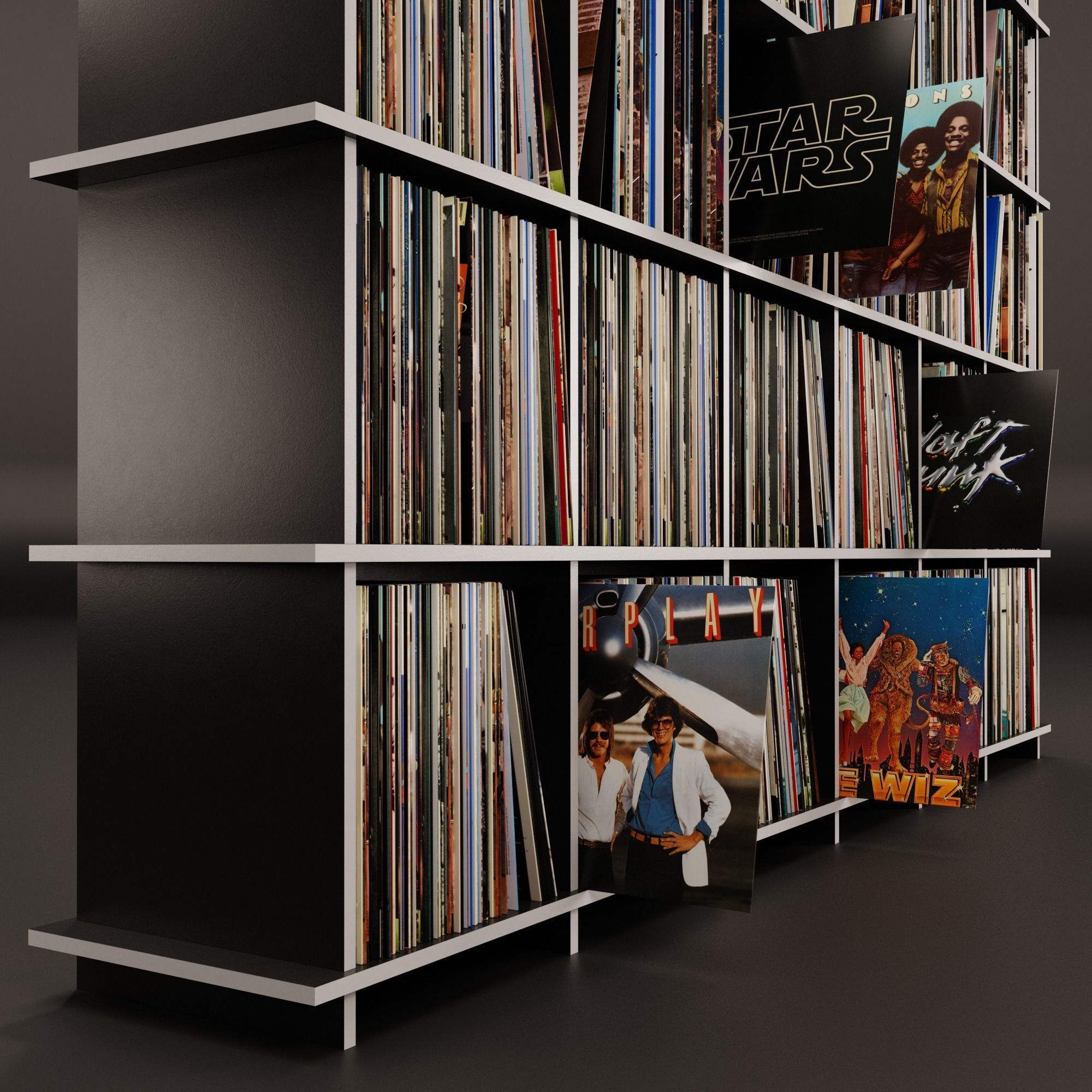Vinyl Storage No42 3D model_4