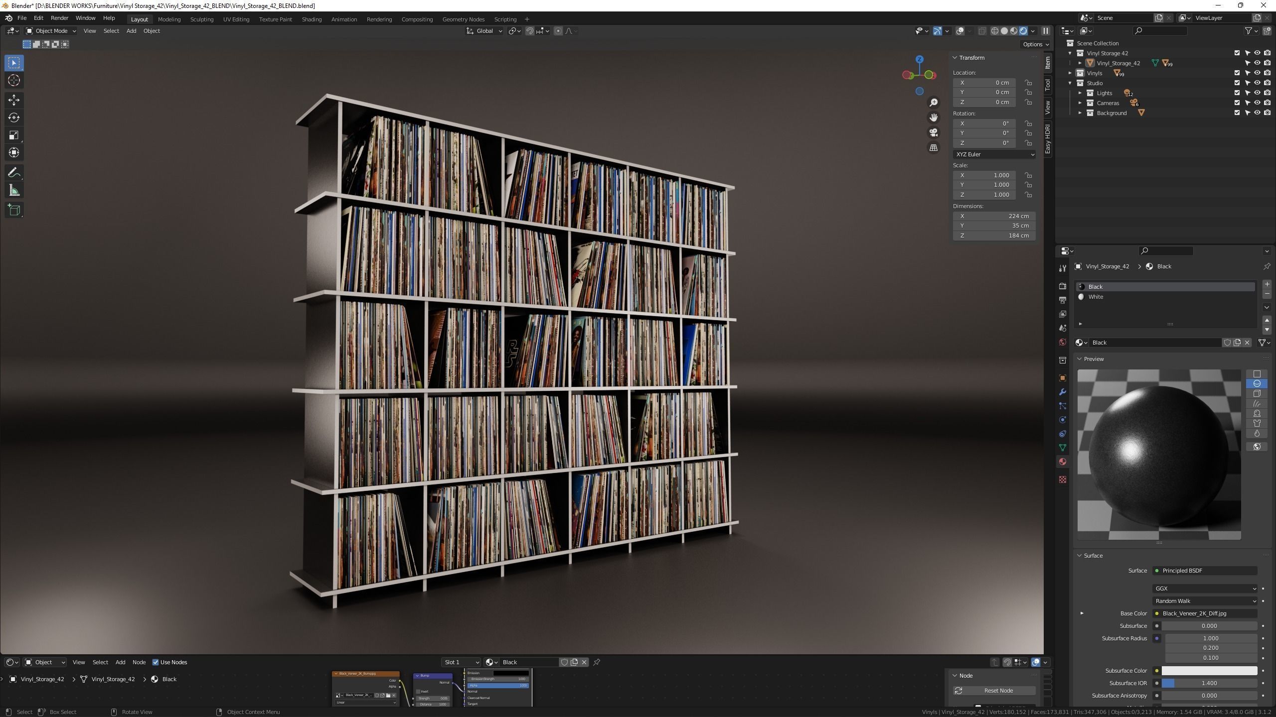 Vinyl Storage No42 3D model_8