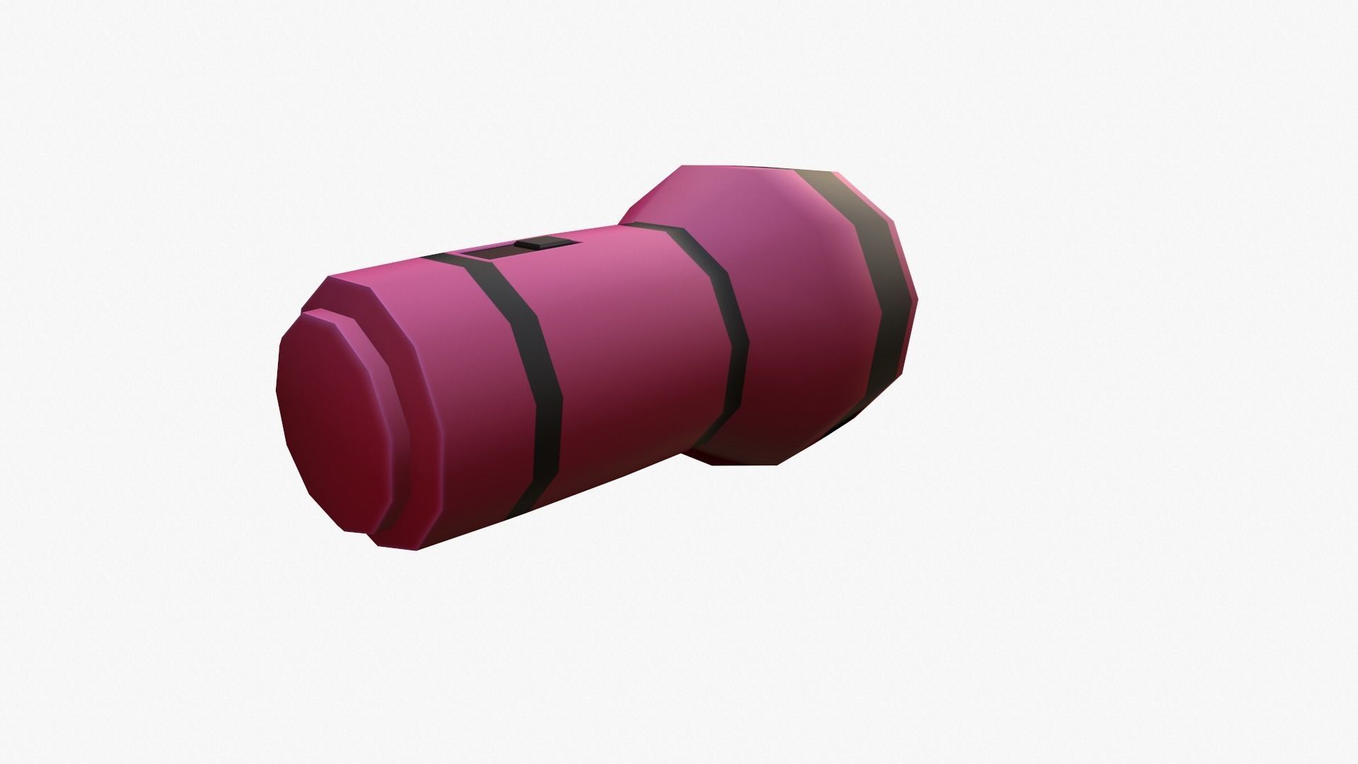 Cartoon Flashlight Low-poly 3D model_3