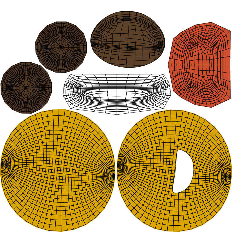 10 Emoticon Yellow Ball Pack 3D model_21