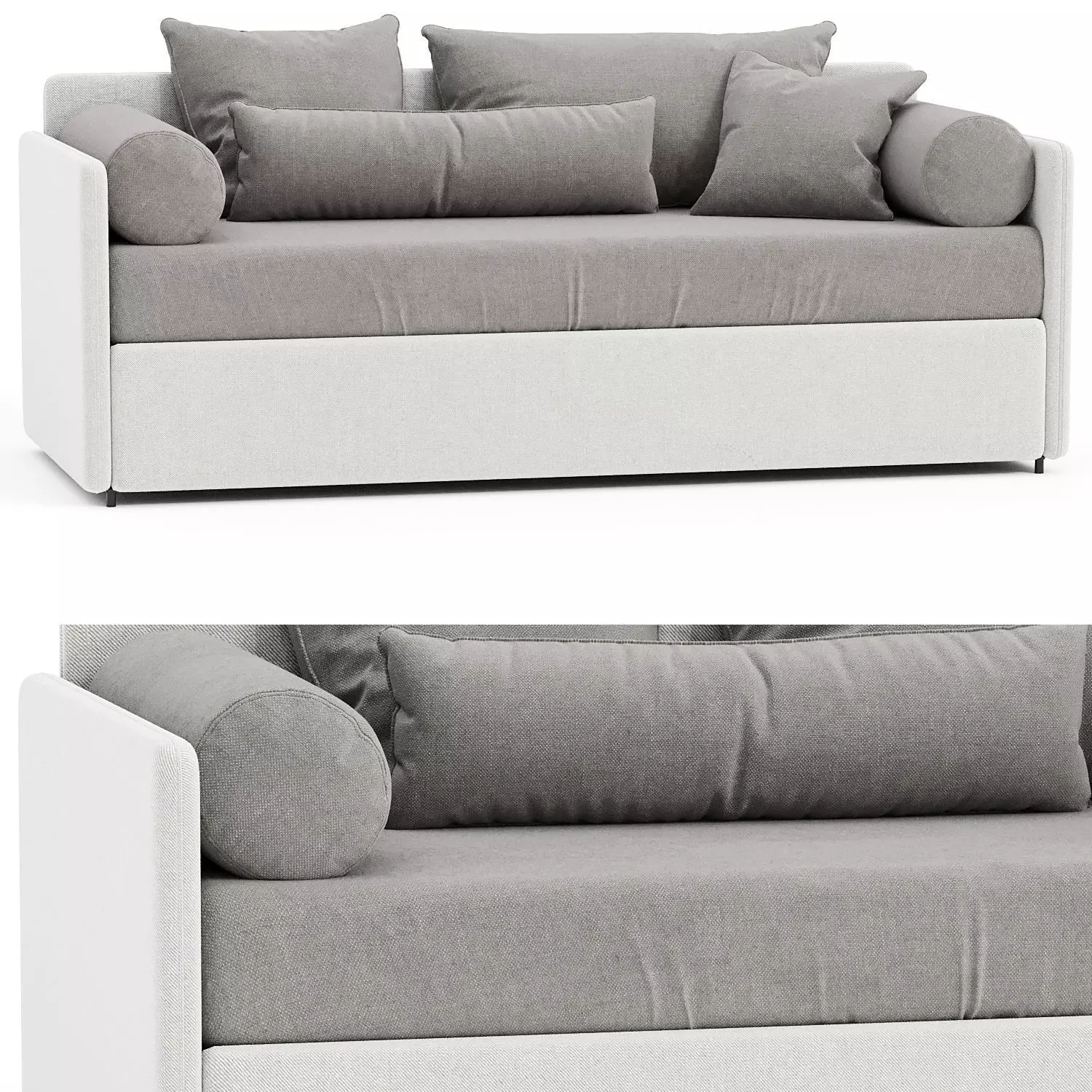 Modular Sofa Line Bolzan Letti 3D model_0