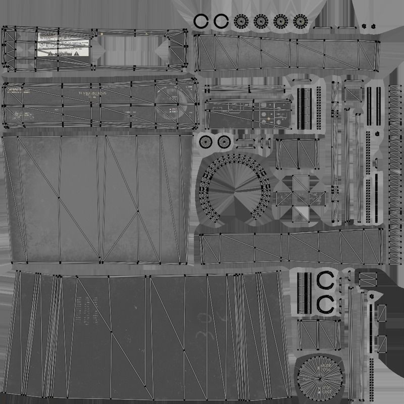 SHARP VHS Player Low-poly 3D model_16