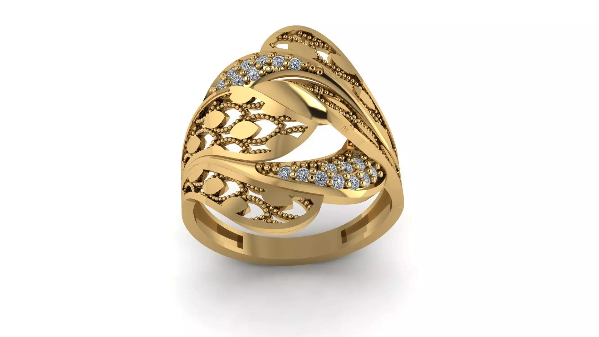 Ring sky pattern 02 3D print model_0