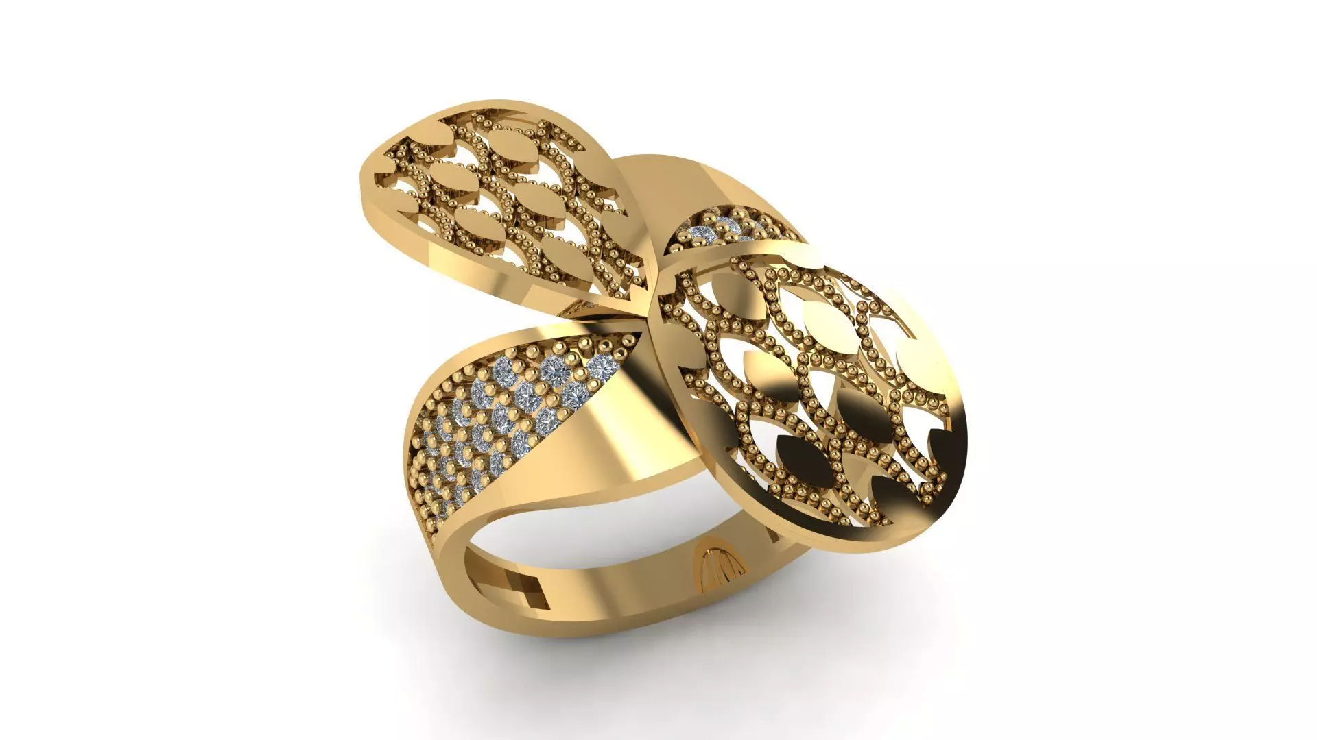 Ring sky pattern 04 3D print model_0