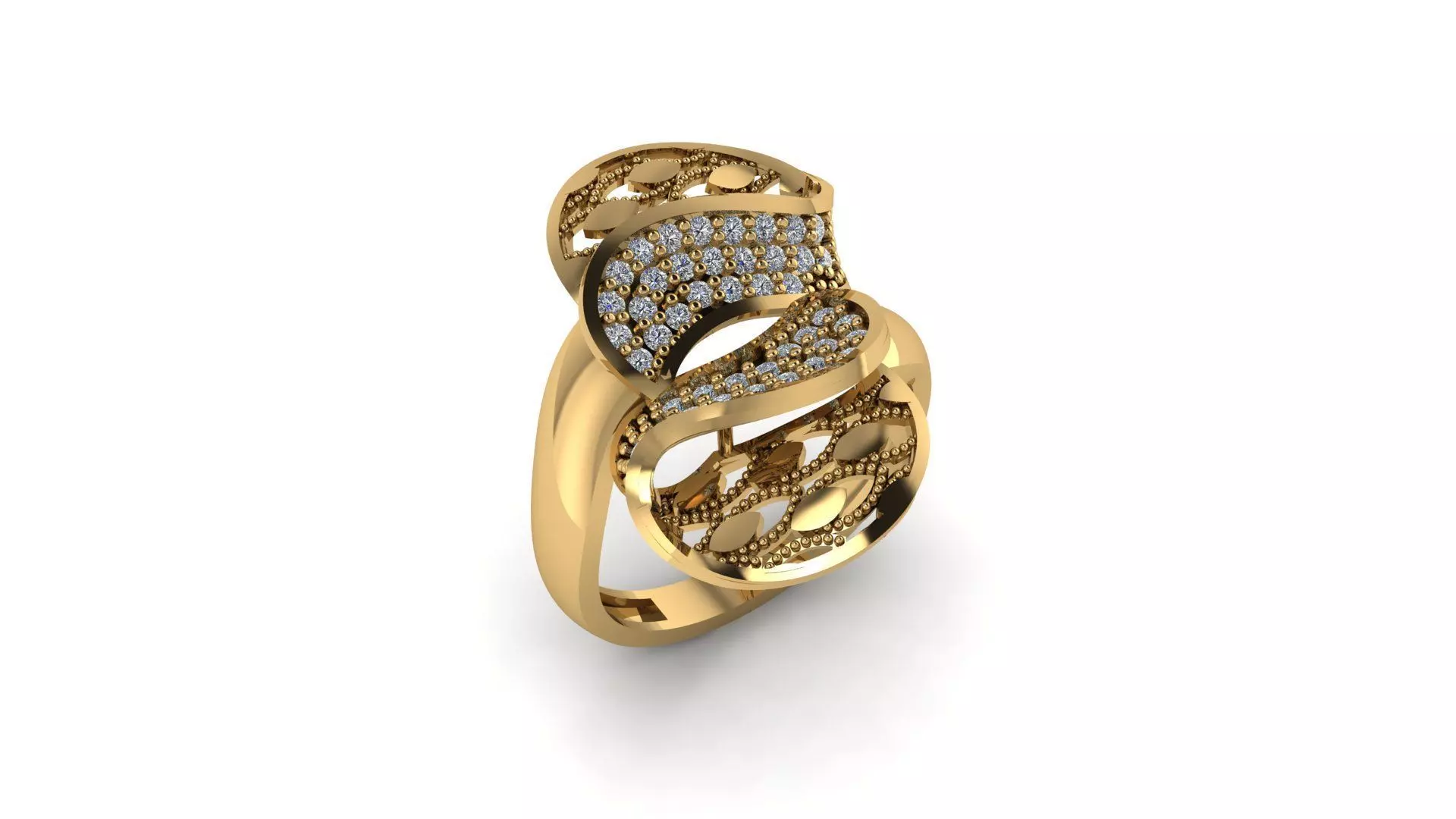 Ring sky pattern 05 3D print model