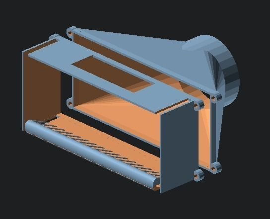 Central Machines portable blower attachment Free 3D print model