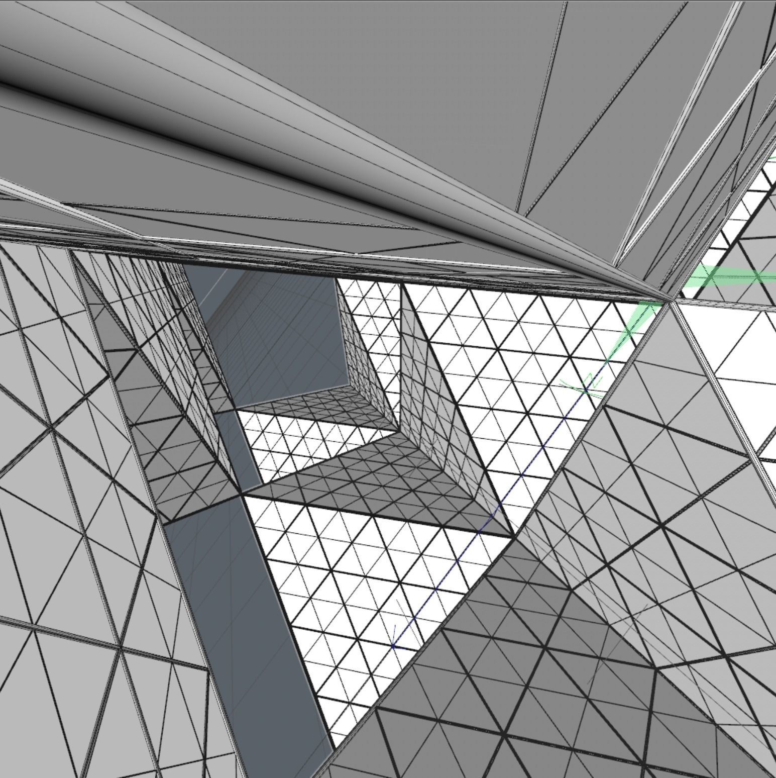 Steampunk hardcore cool scene creative scene Low-poly 3D model_6