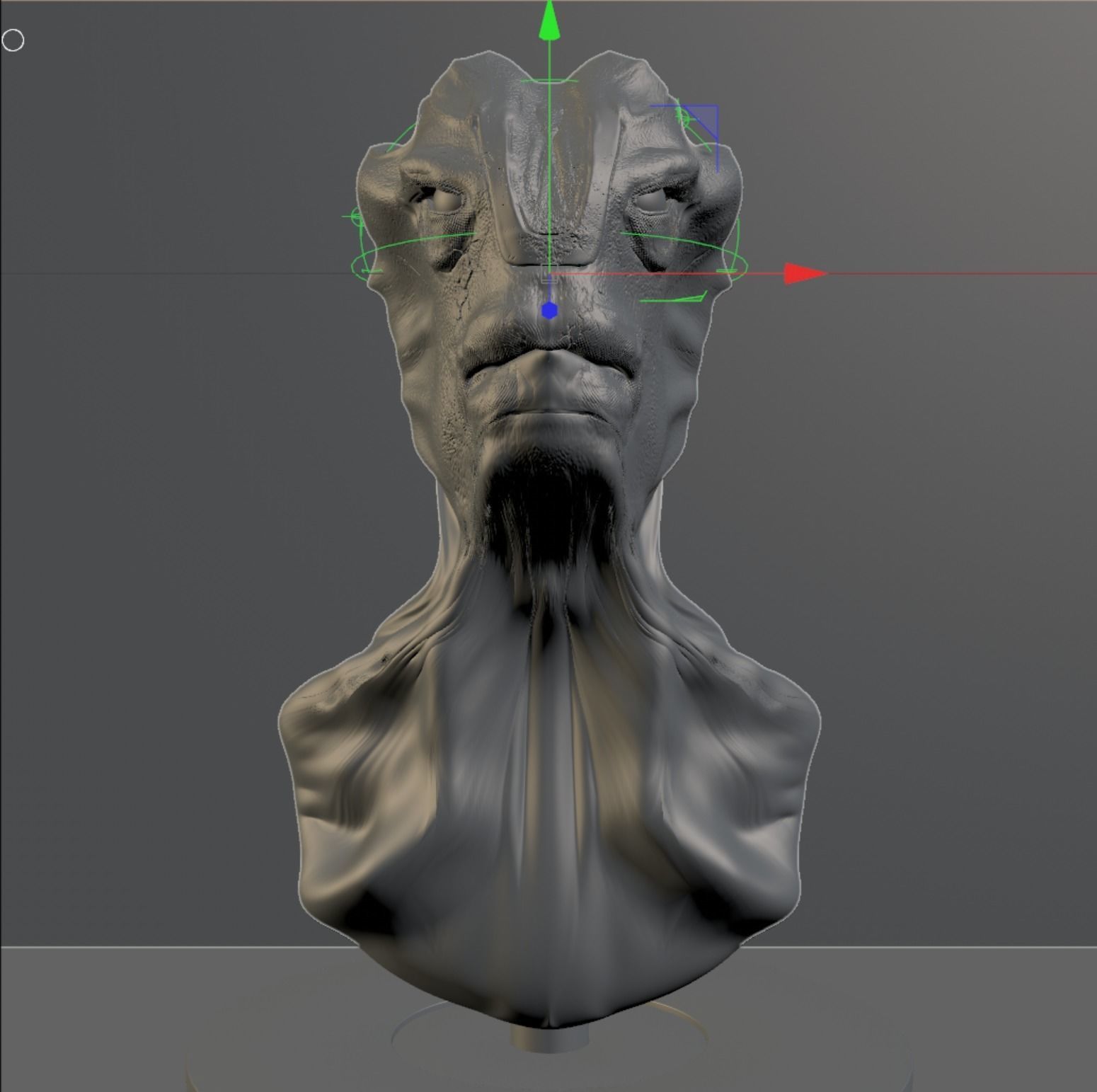 Steampunk hardcore cool scene creative scene Low-poly 3D model_7