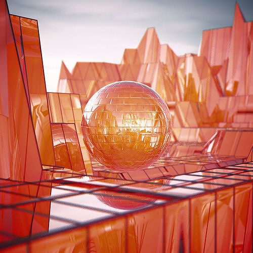 Steampunk hardcore cool scene creative scene Low-poly 3D model