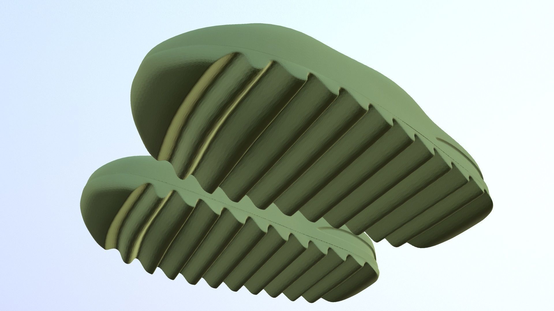 ADIDAS YEEZY SLIDE SHOES PBR Low-poly 3D model_9
