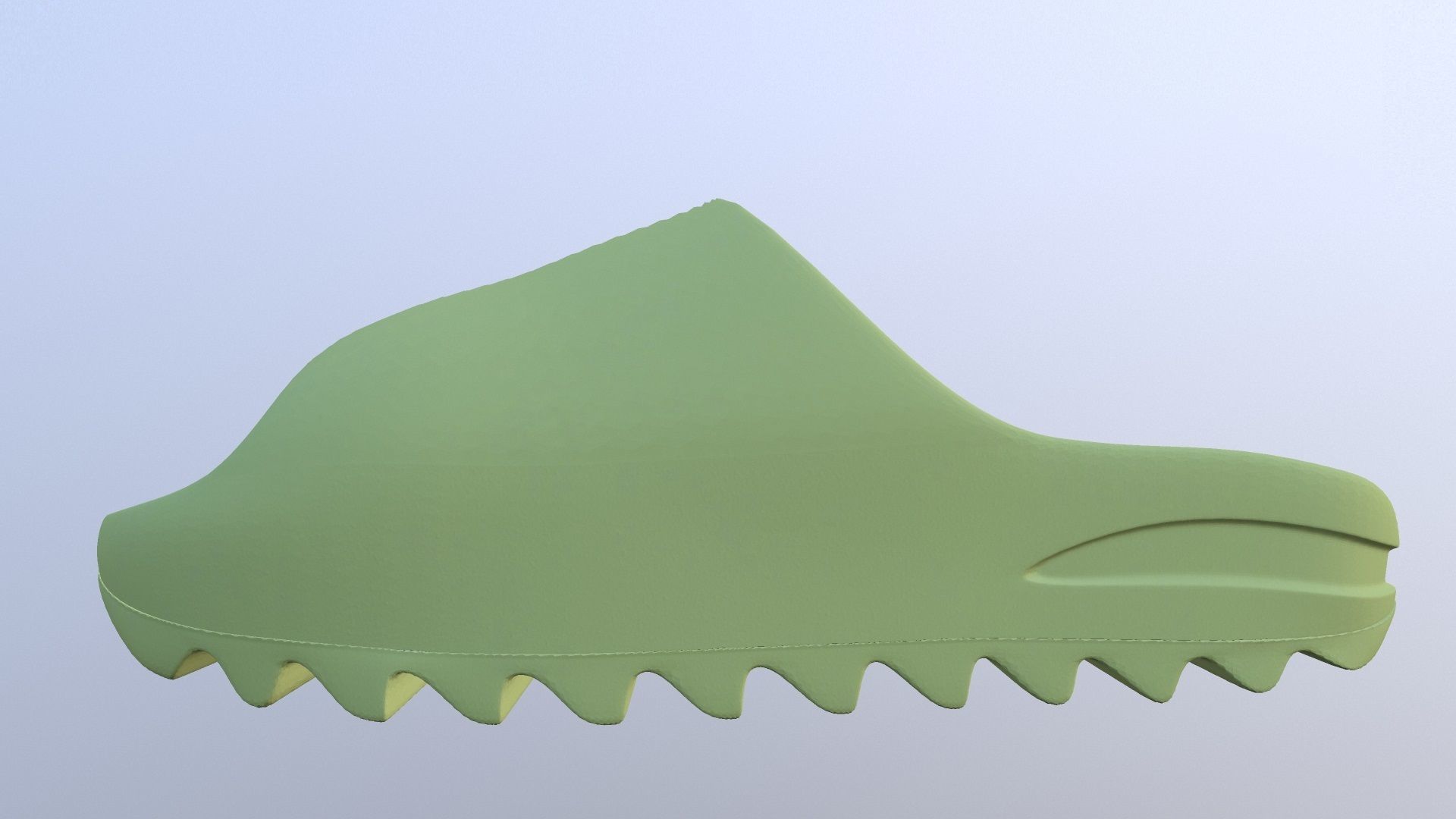 ADIDAS YEEZY SLIDE SHOES PBR Low-poly 3D model_3