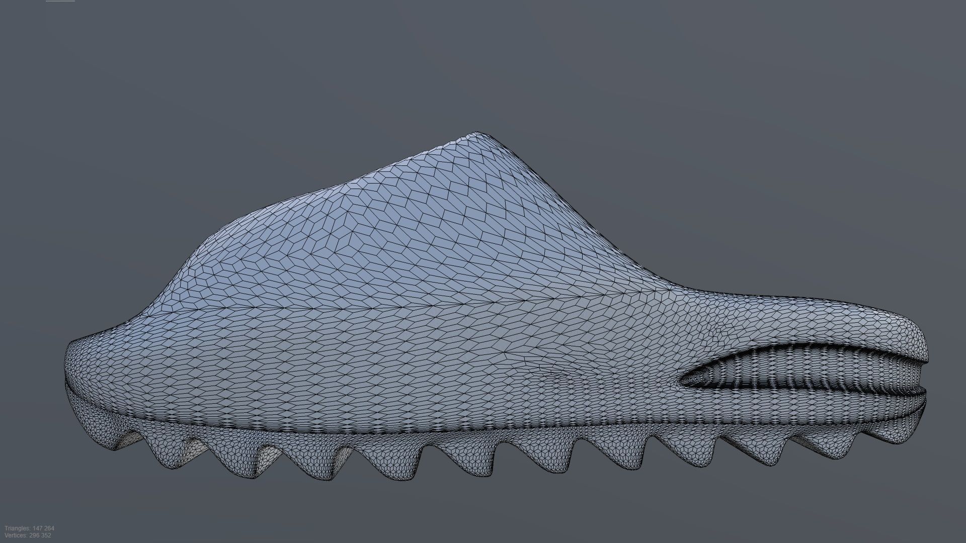 ADIDAS YEEZY SLIDE SHOES PBR Low-poly 3D model_4