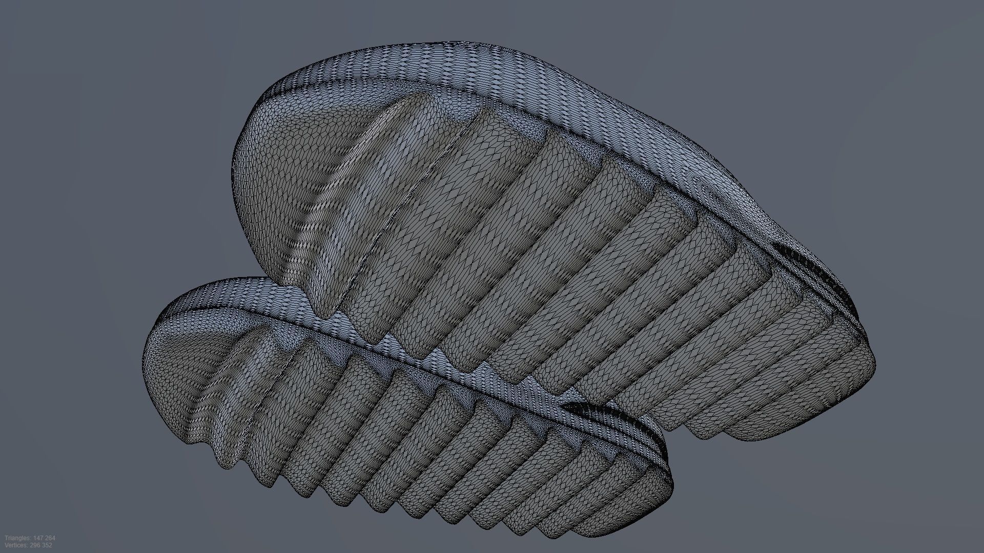 ADIDAS YEEZY SLIDE SHOES PBR Low-poly 3D model_10