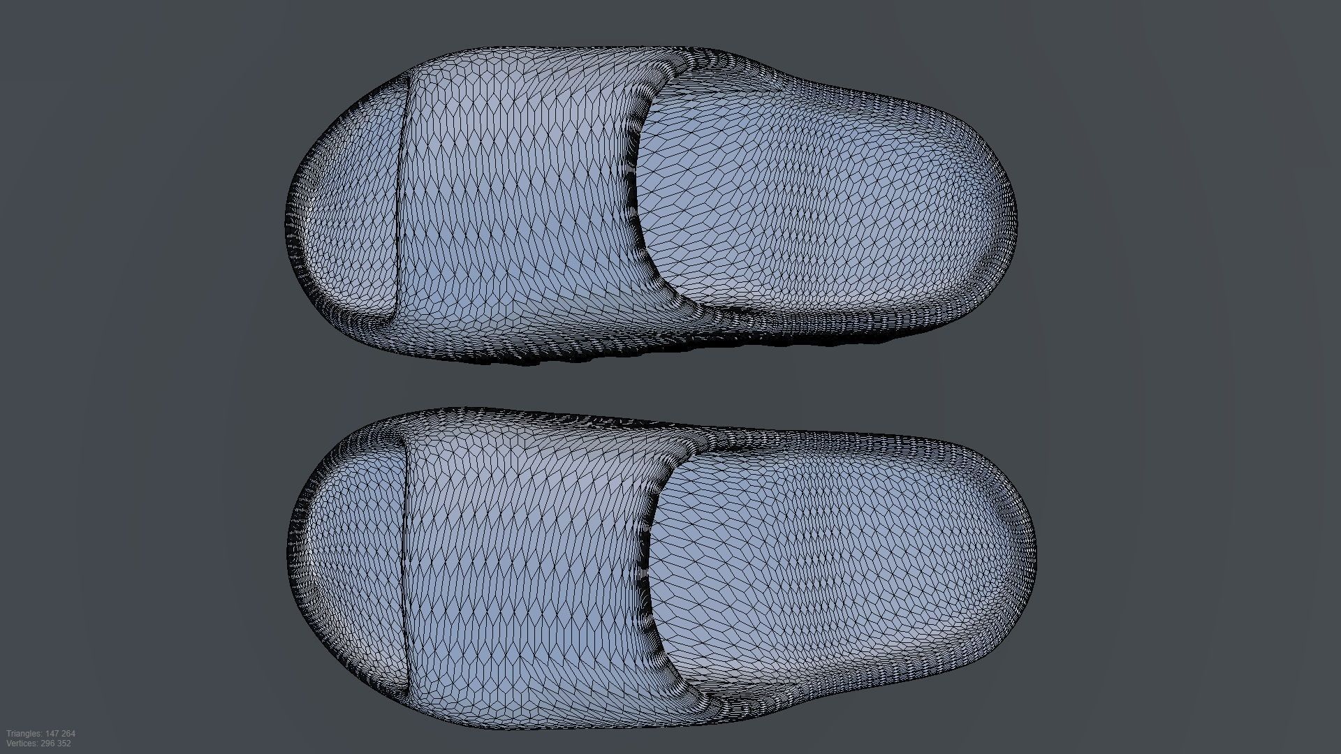 ADIDAS YEEZY SLIDE SHOES PBR Low-poly 3D model_8