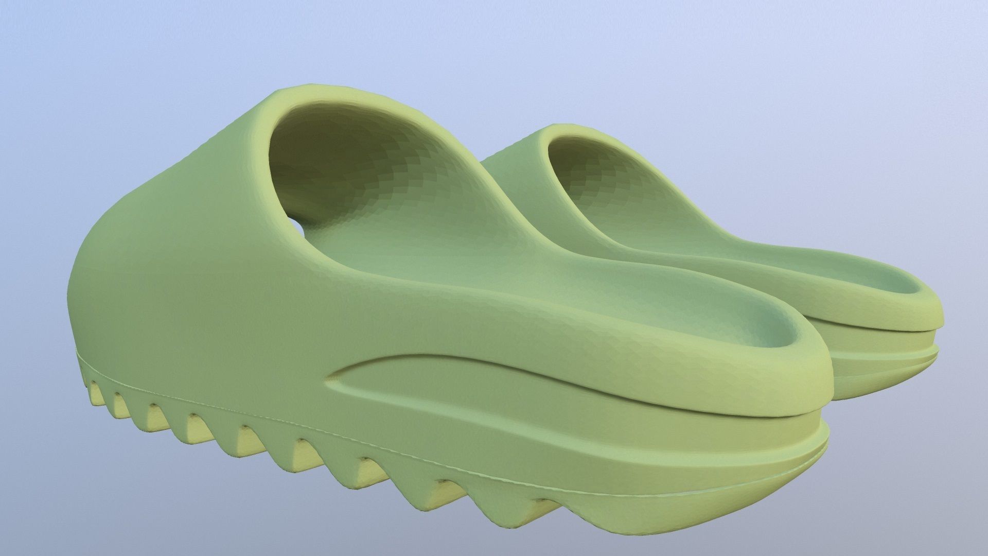 ADIDAS YEEZY SLIDE SHOES PBR Low-poly 3D model_5