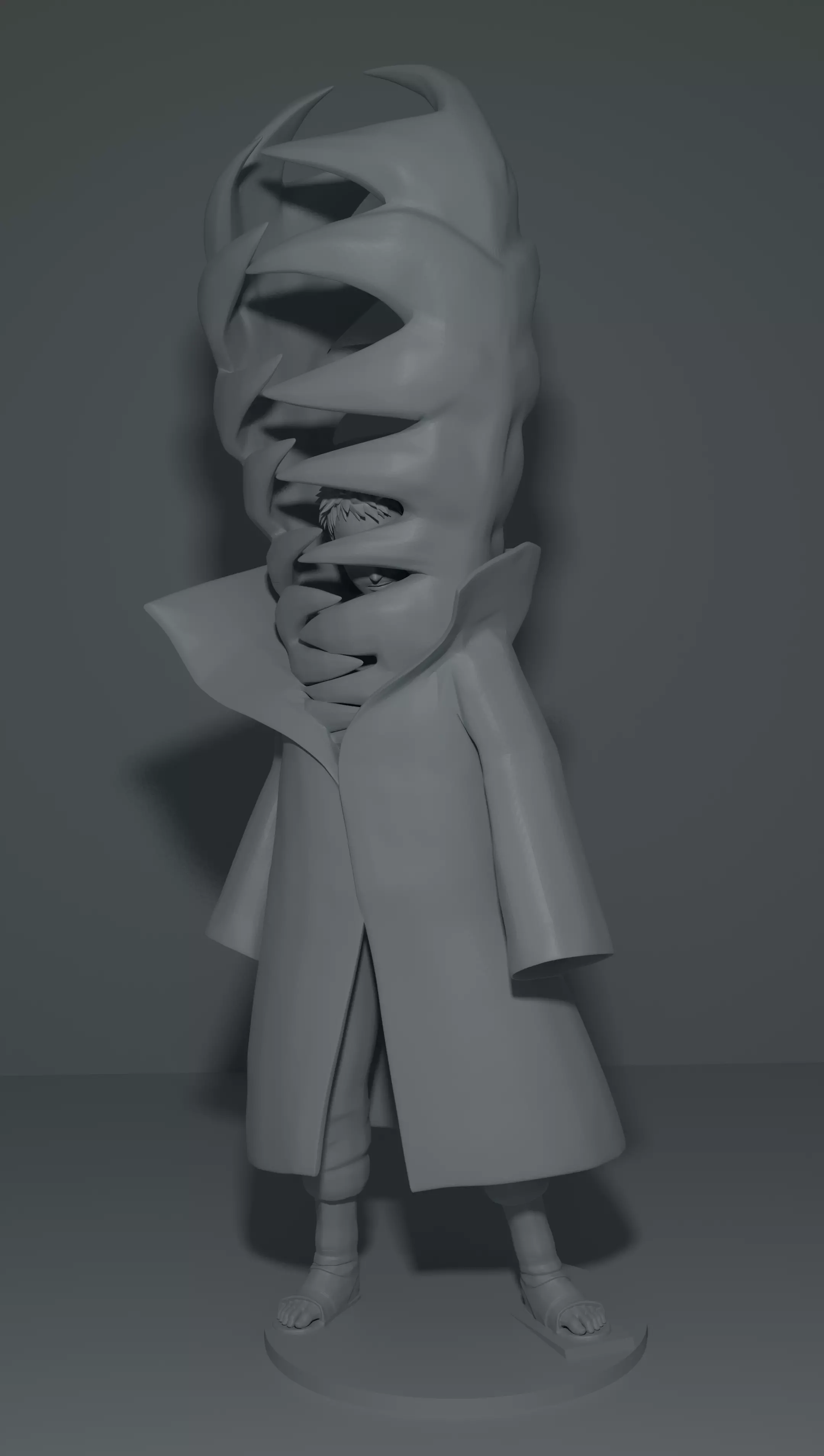 Akatsuki Zetsu 3D print model_0