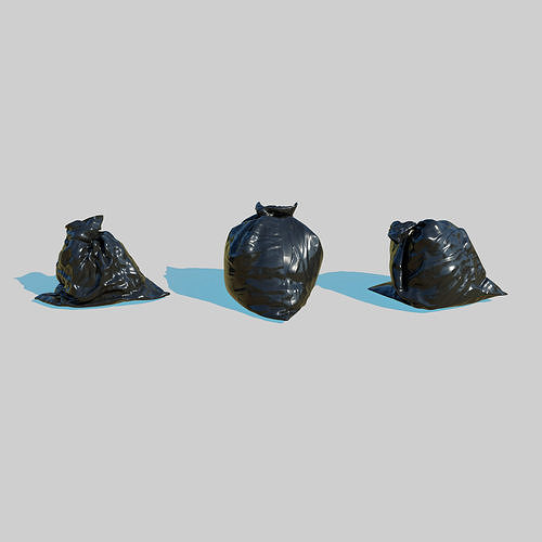 Trash Bag Pack 3D model
