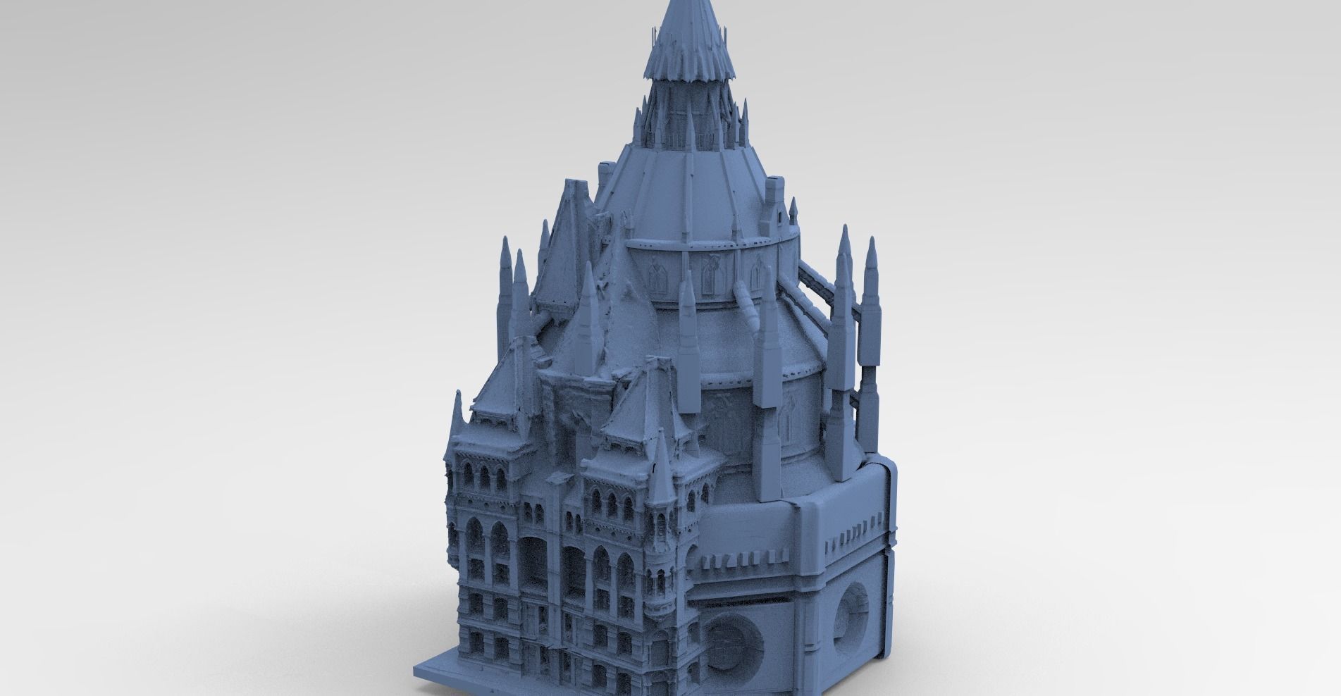 Minister for magic Tower 5  3D model_1
