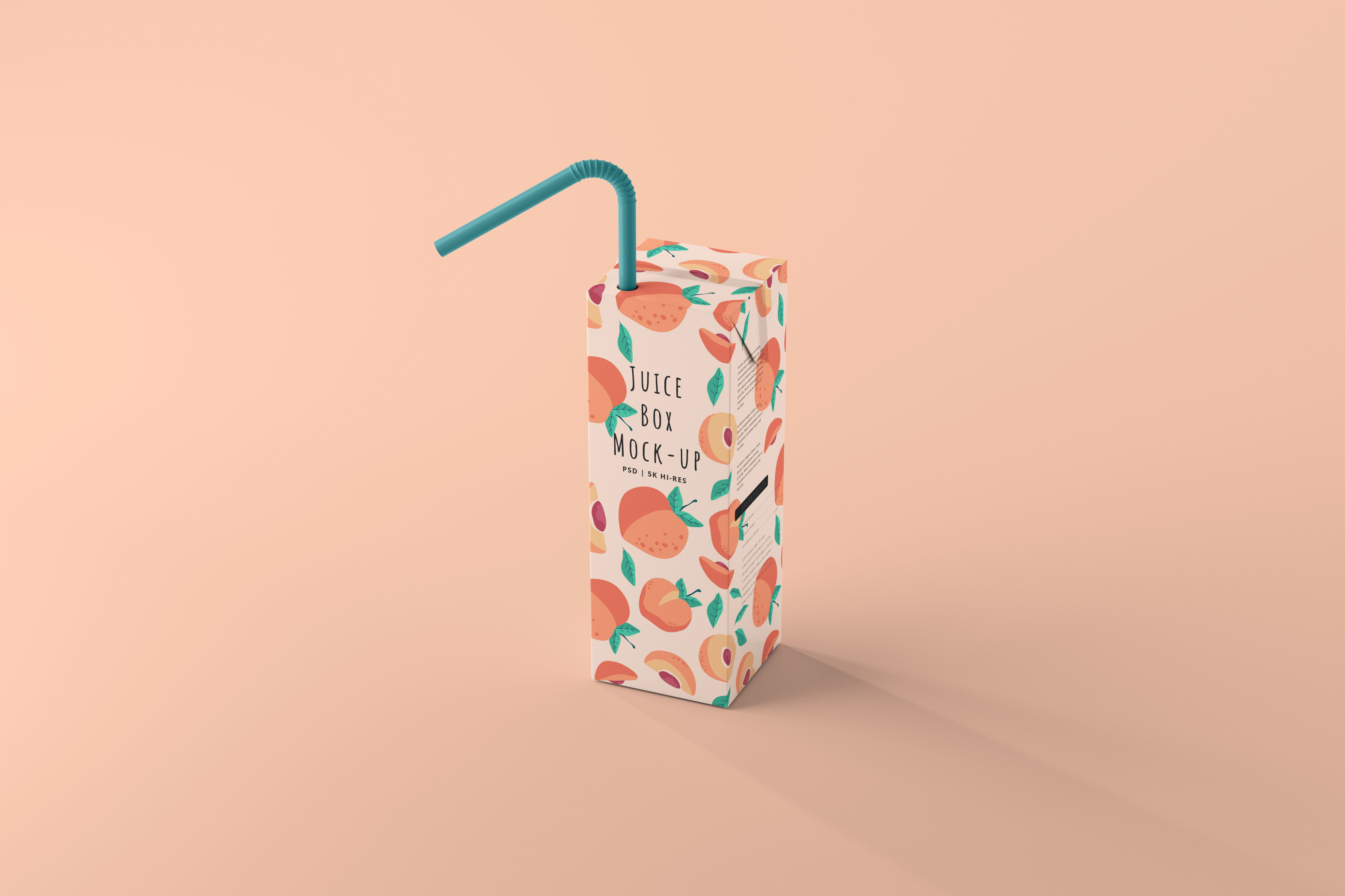 Juice Packet Carton Box 3D model_2