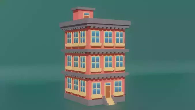 Low poly Small Building