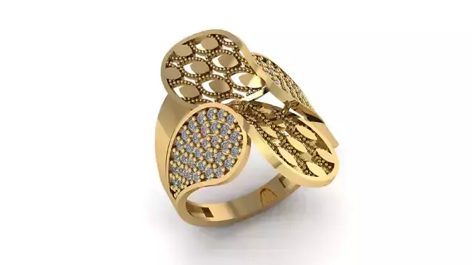 Ring sky pattern 06 3D print model