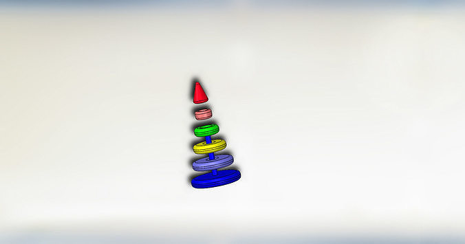 child pyramid 3D print model