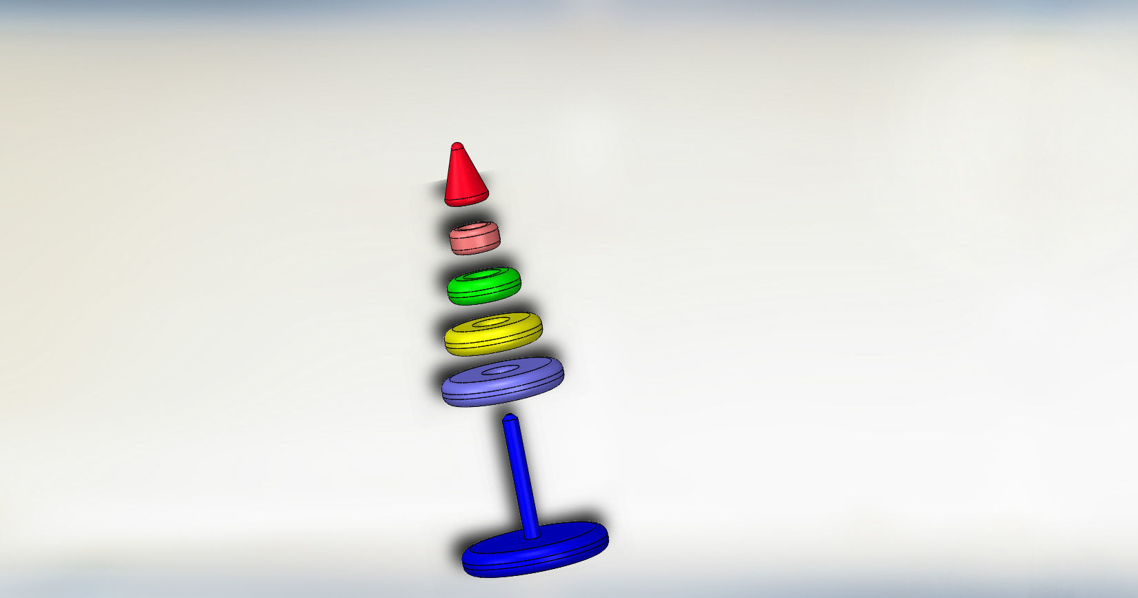 child pyramid 3D print model_2