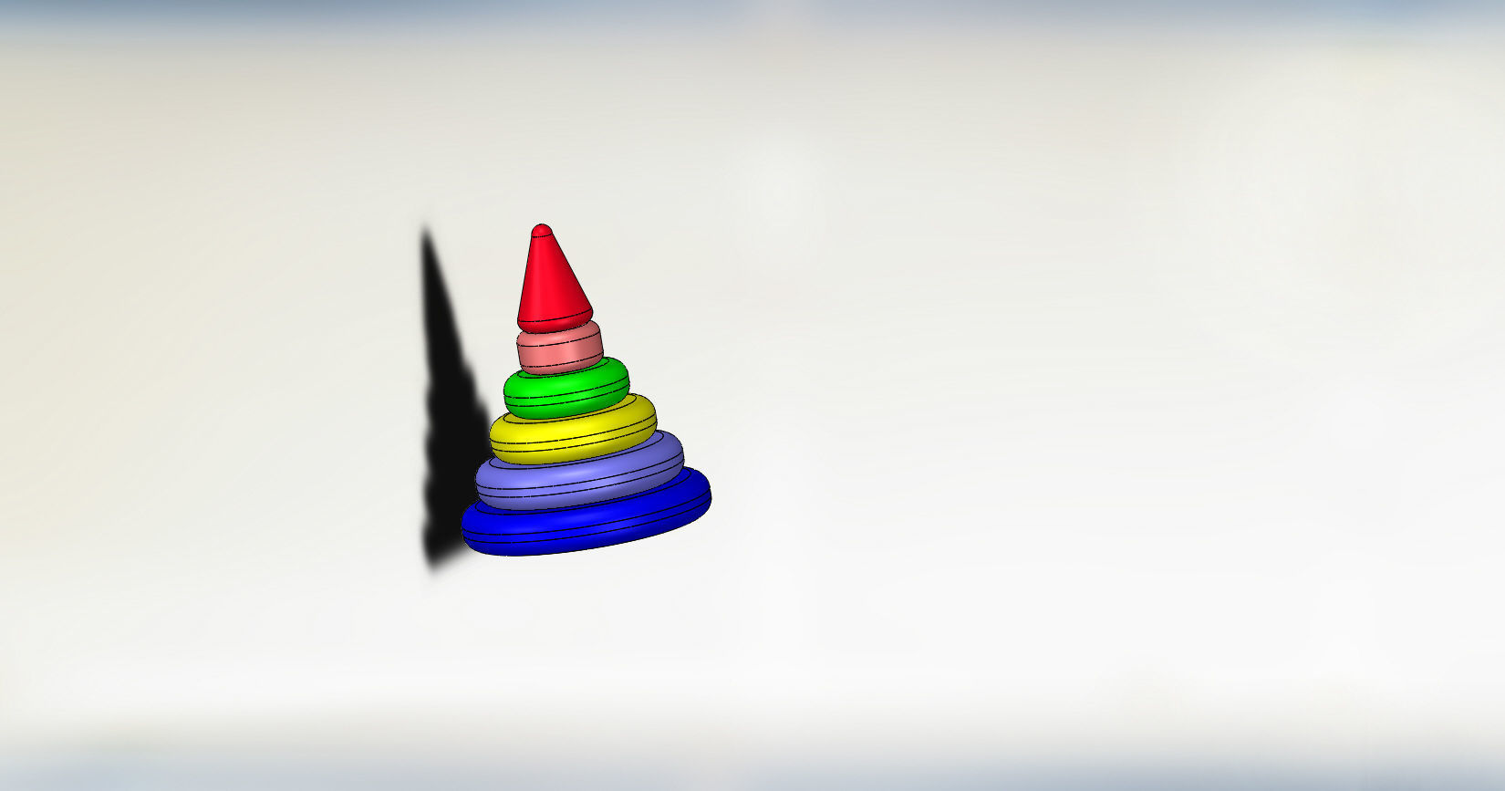 child pyramid 3D print model_3