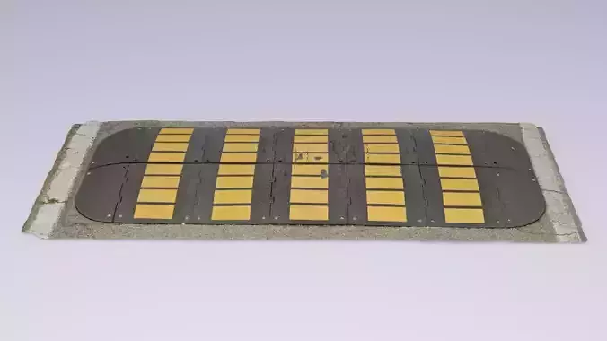 Traffic Speed Bump high-poly