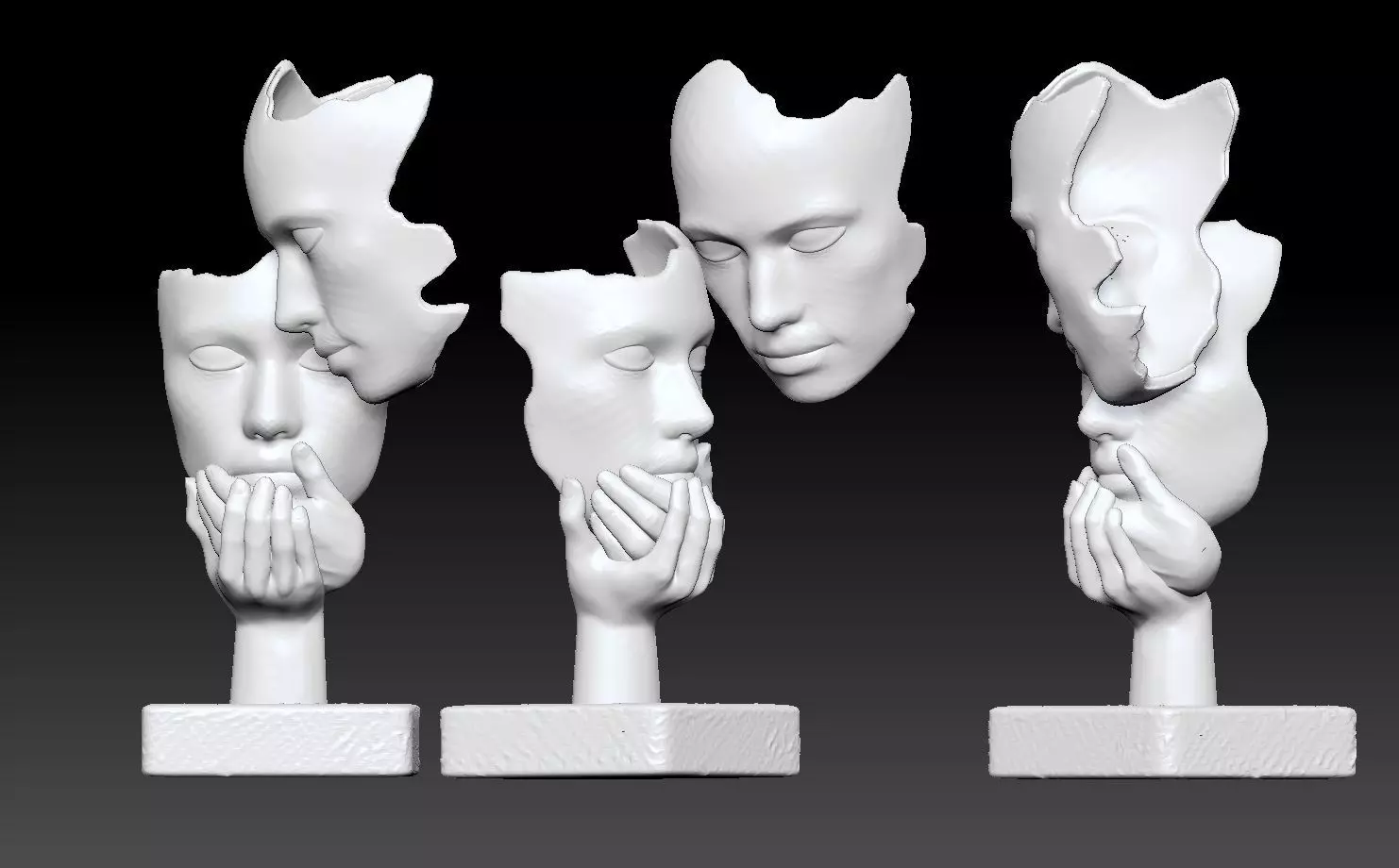 face to face 3D model_0