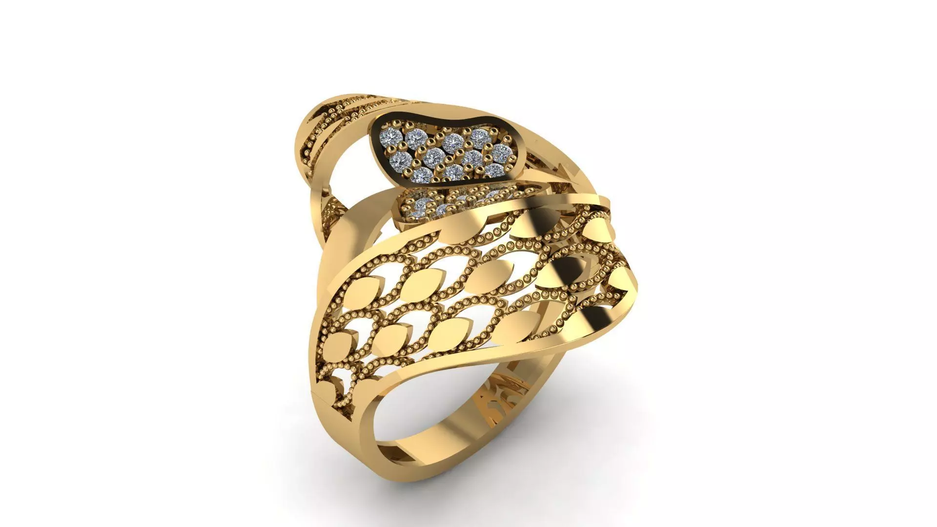 Ring sky pattern 10 3D print model_0