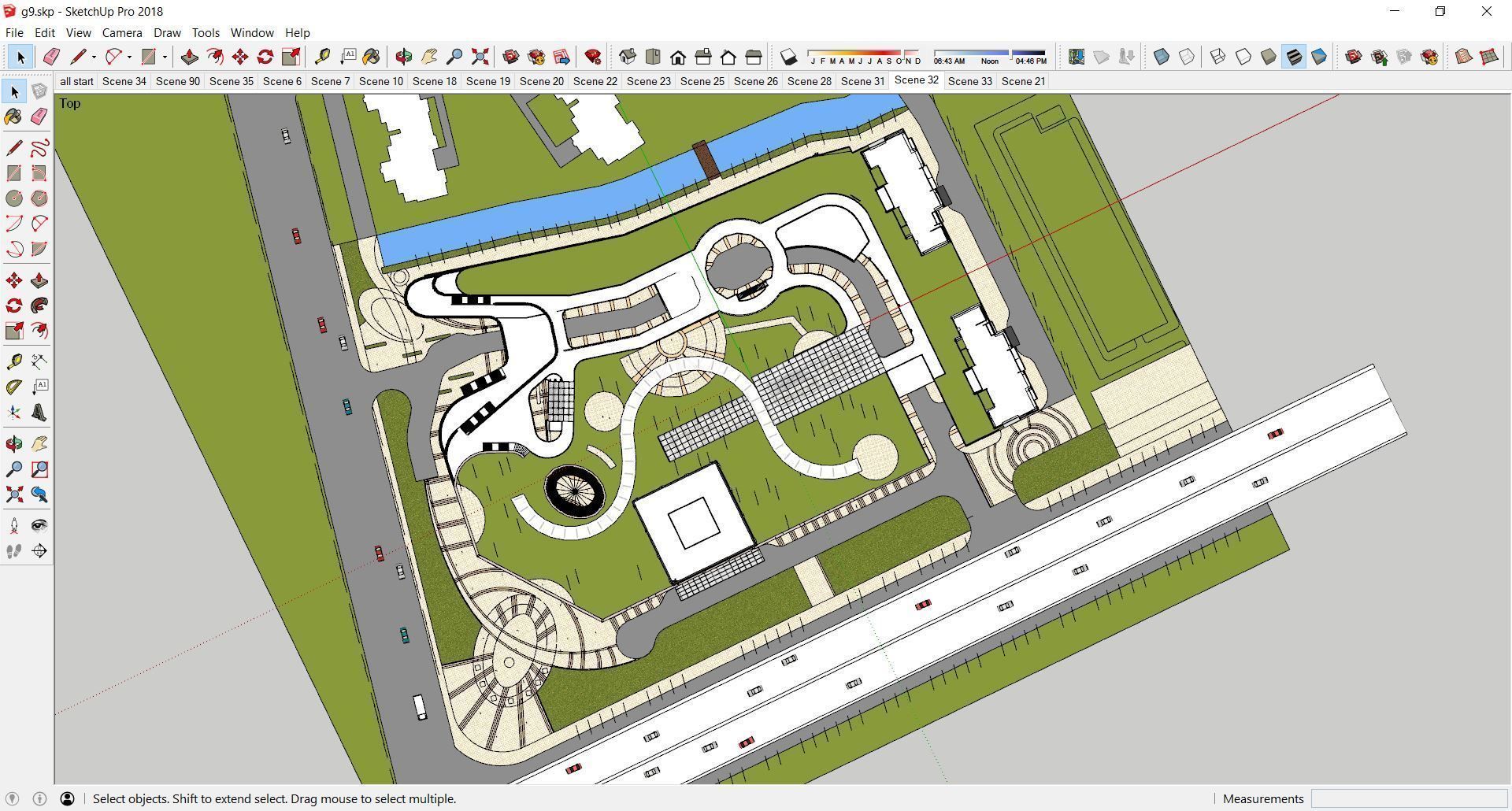 Sketchup Shopping Center G9 3D model_12