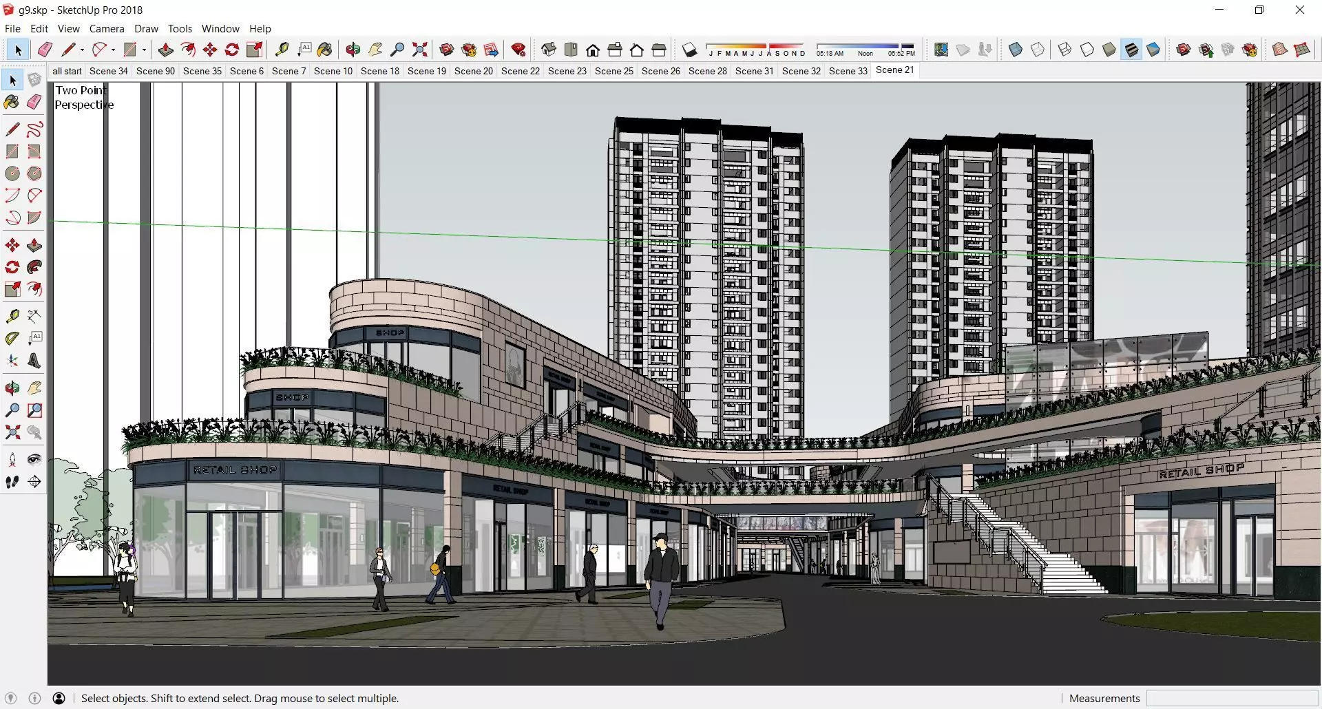 Sketchup Shopping Center G9 3D model_0