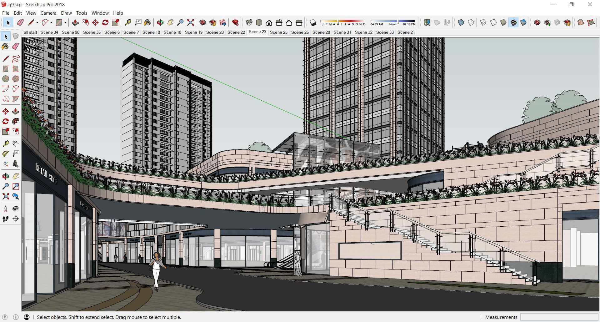 Sketchup Shopping Center G9 3D model_17