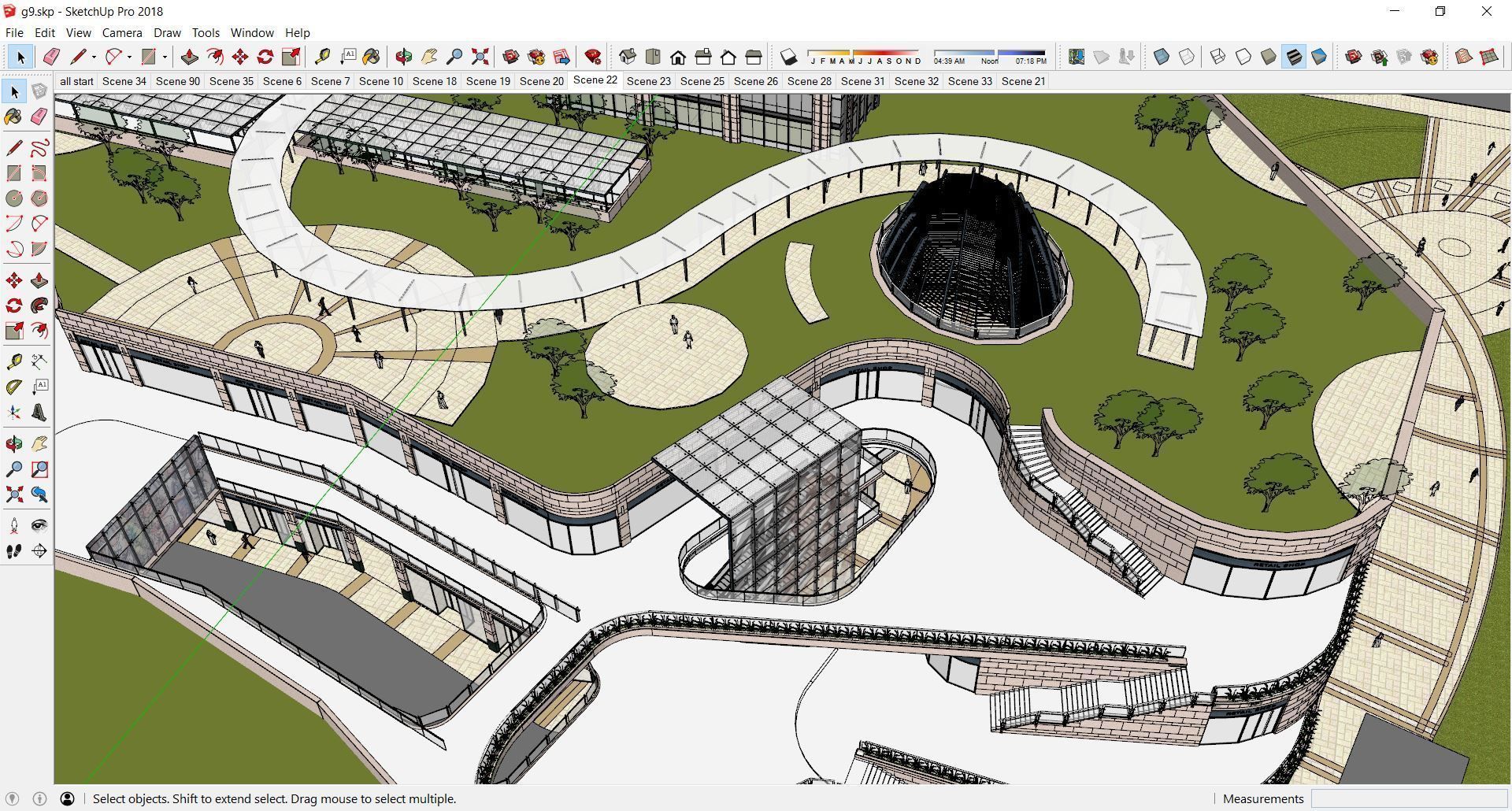 Sketchup Shopping Center G9 3D model_18