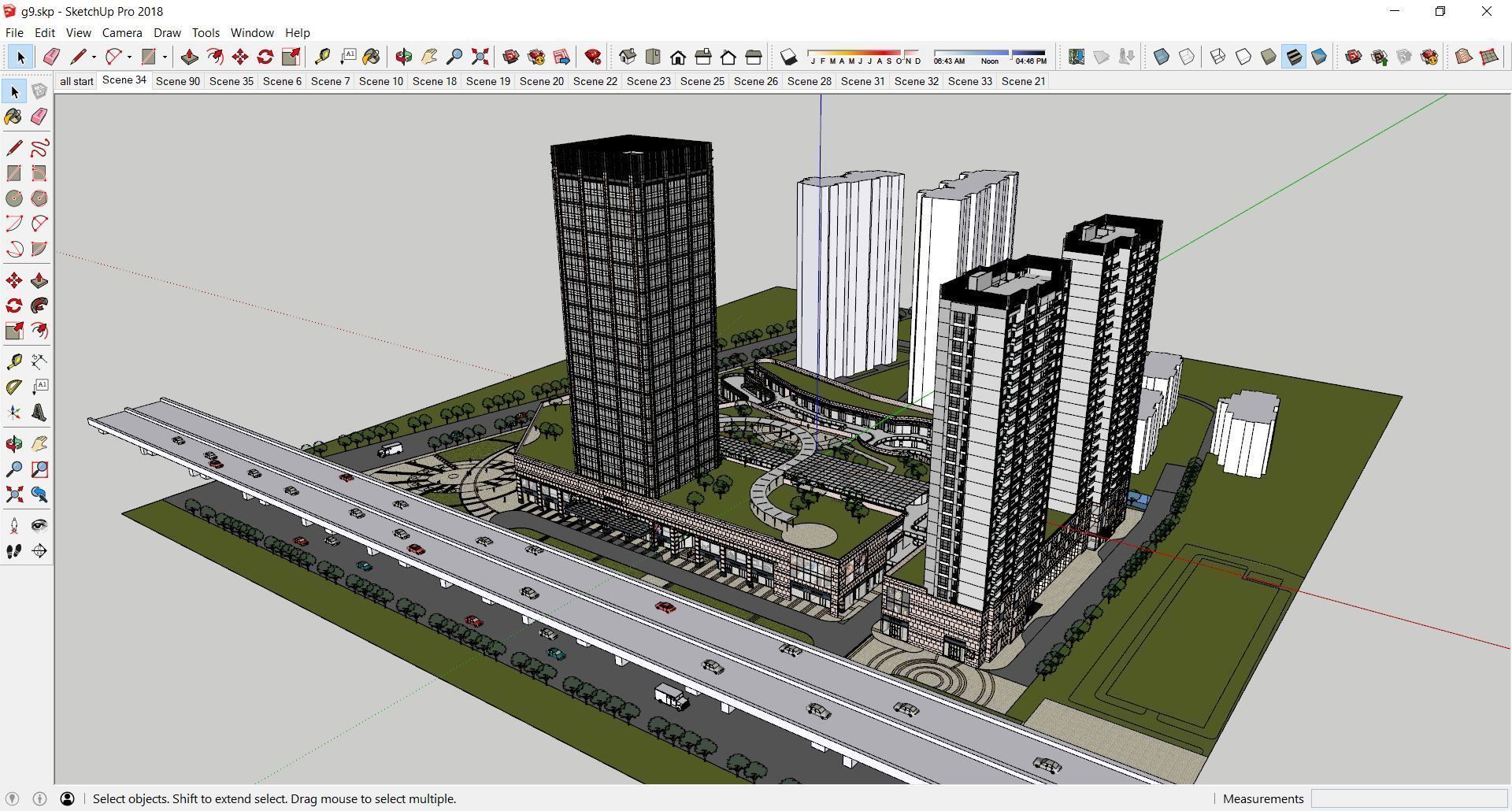 Sketchup Shopping Center G9 3D model_9