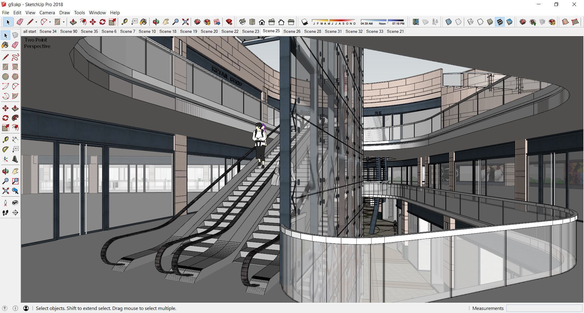 Sketchup Shopping Center G9 3D model_16