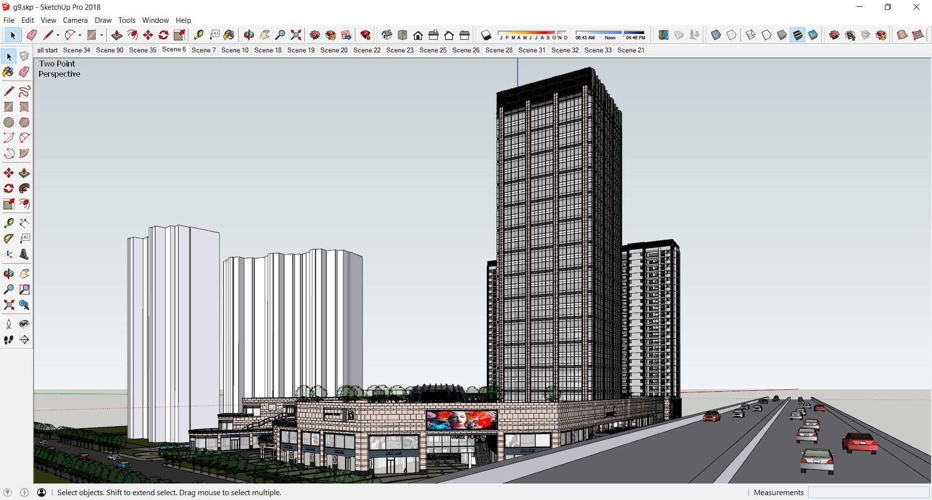 Sketchup Shopping Center G9 3D model_6