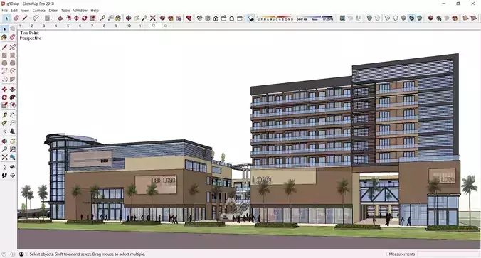 Sketchup Shopping Center G10