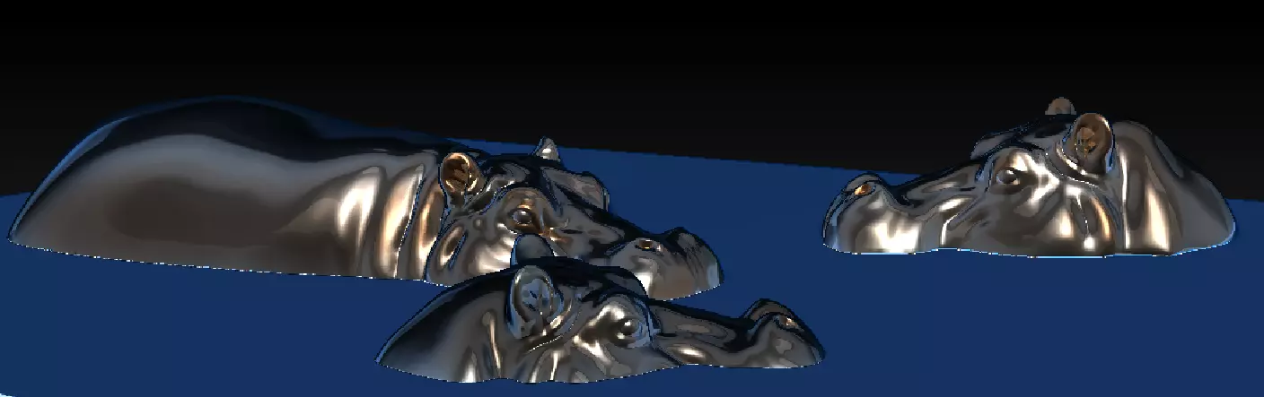 hippopotamus HIPPO 3D print model