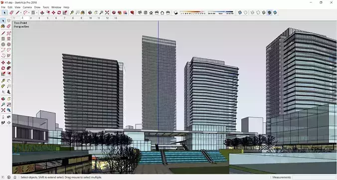 Sketchup Shopping Center H1