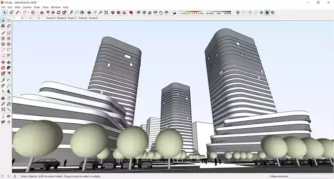 Sketchup Shopping Center H2