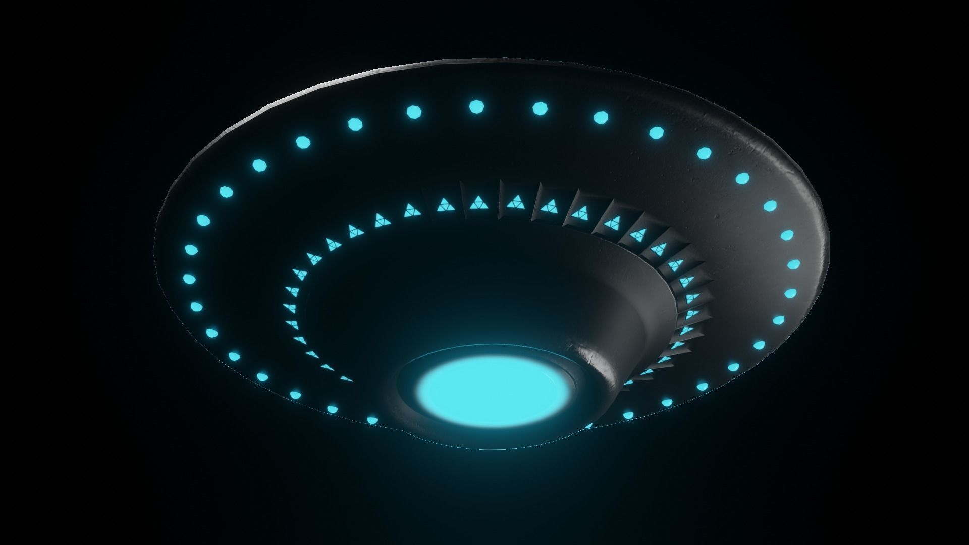 Sci-Fi Alien UFO Air Craft free VR / AR / low-poly 3D model | CGTrader