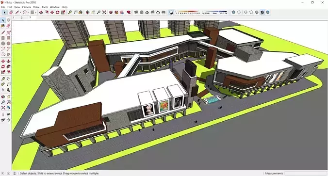 Sketchup Shopping Center H3