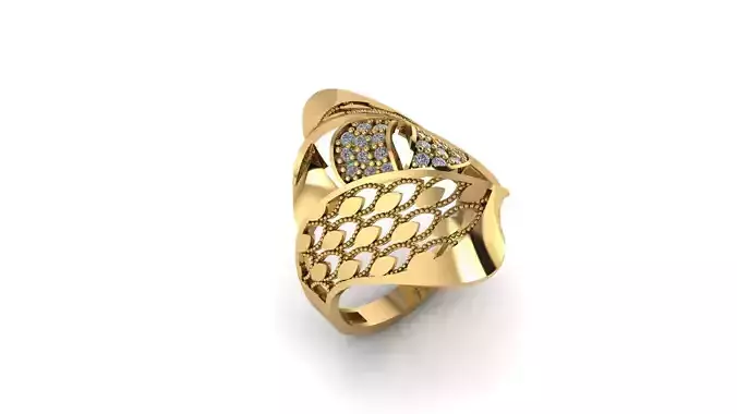 Ring sky pattern 11 3D print model