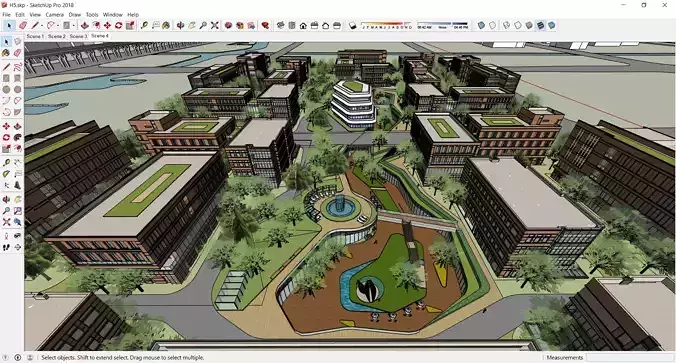 Sketchup Shopping Center H5